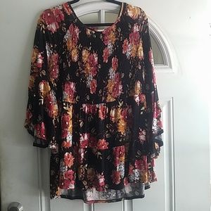 Beautiful Flowy Floral Blouse